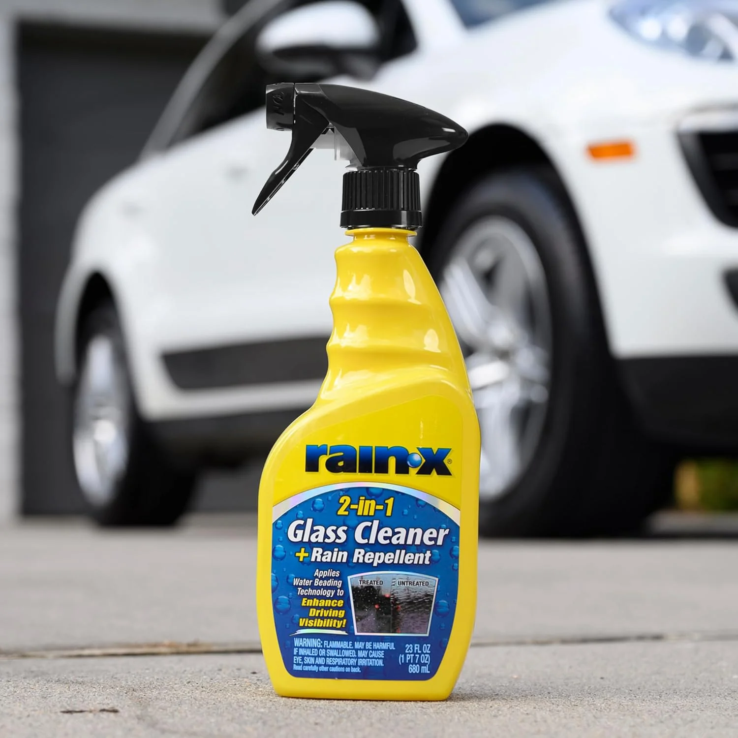 Rain-X 5071268 2-in-1 Glass Cleaner and Rain Repellant, 23 oz. (Pack of 1) - Image 8