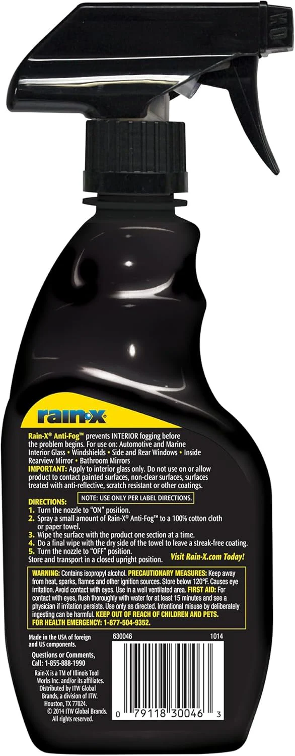 Rain-X 630046 Interior Glass Anti-Fog, 12 Fl Oz (Pack of 1) - Image 4