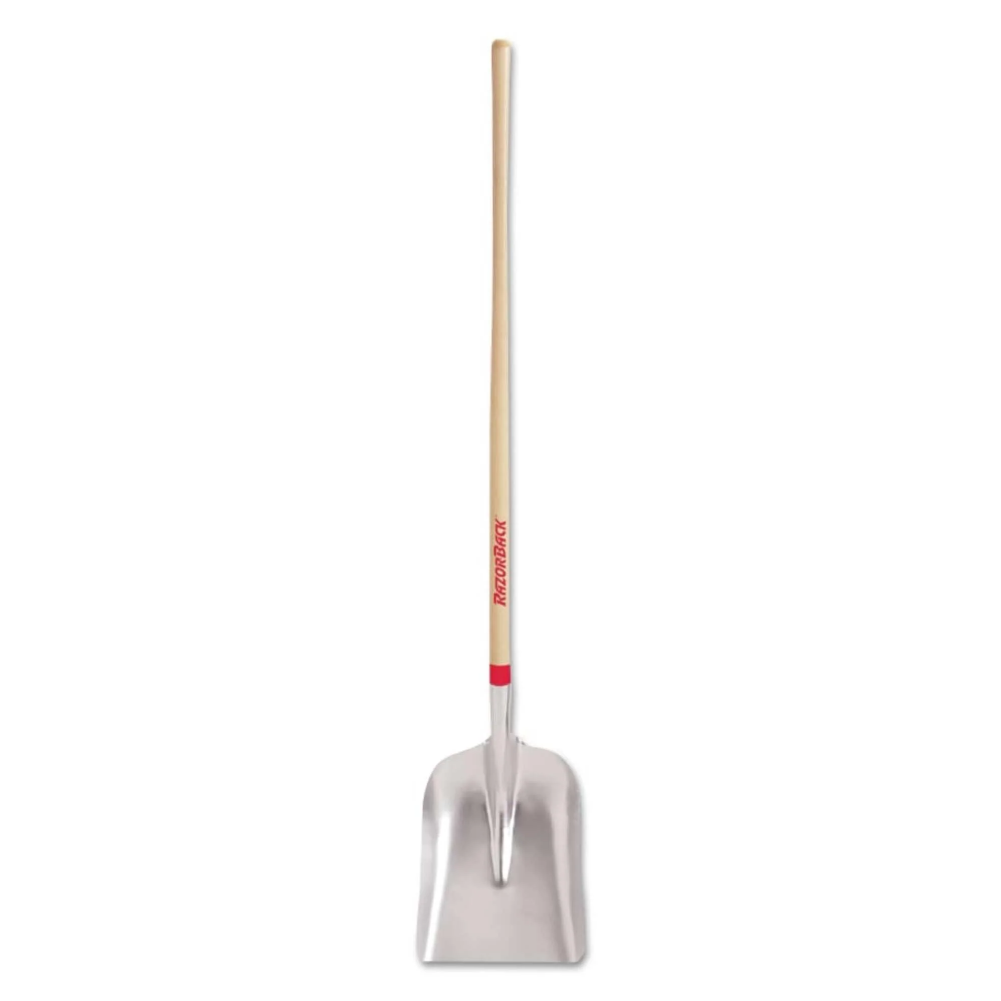 RAZOR-BACK 79806 General Purpose Aluminum Scoop With Wood Handle