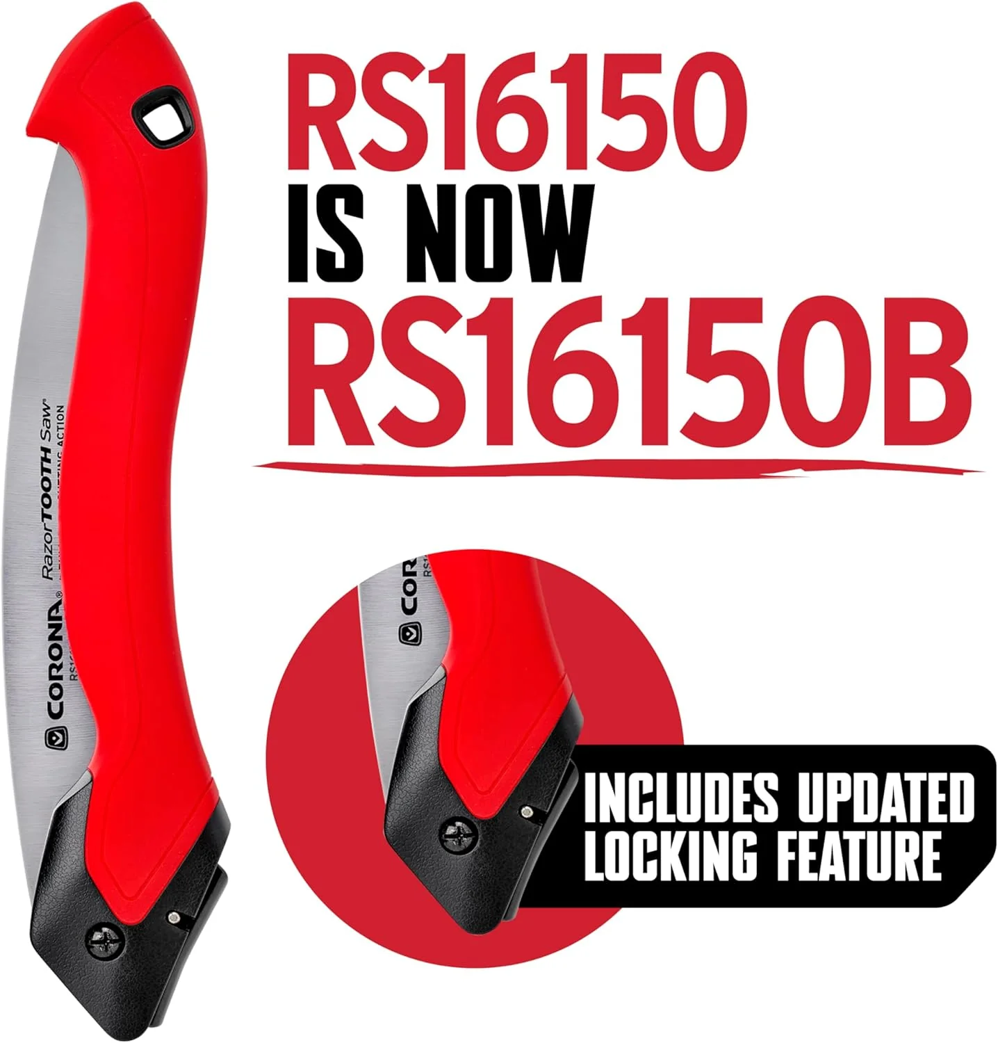 Corona RS16150B RazorTOOTH Saw Folding Pruning Saw, 10 in. Blade - Image 2