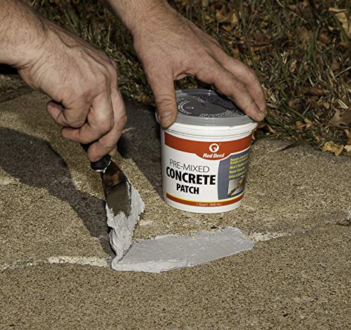 Red Devil 0641 Pre-Mixed Concrete Patch, 1 Gallon, Pack of 2, Gray, Made in USA - Image 4