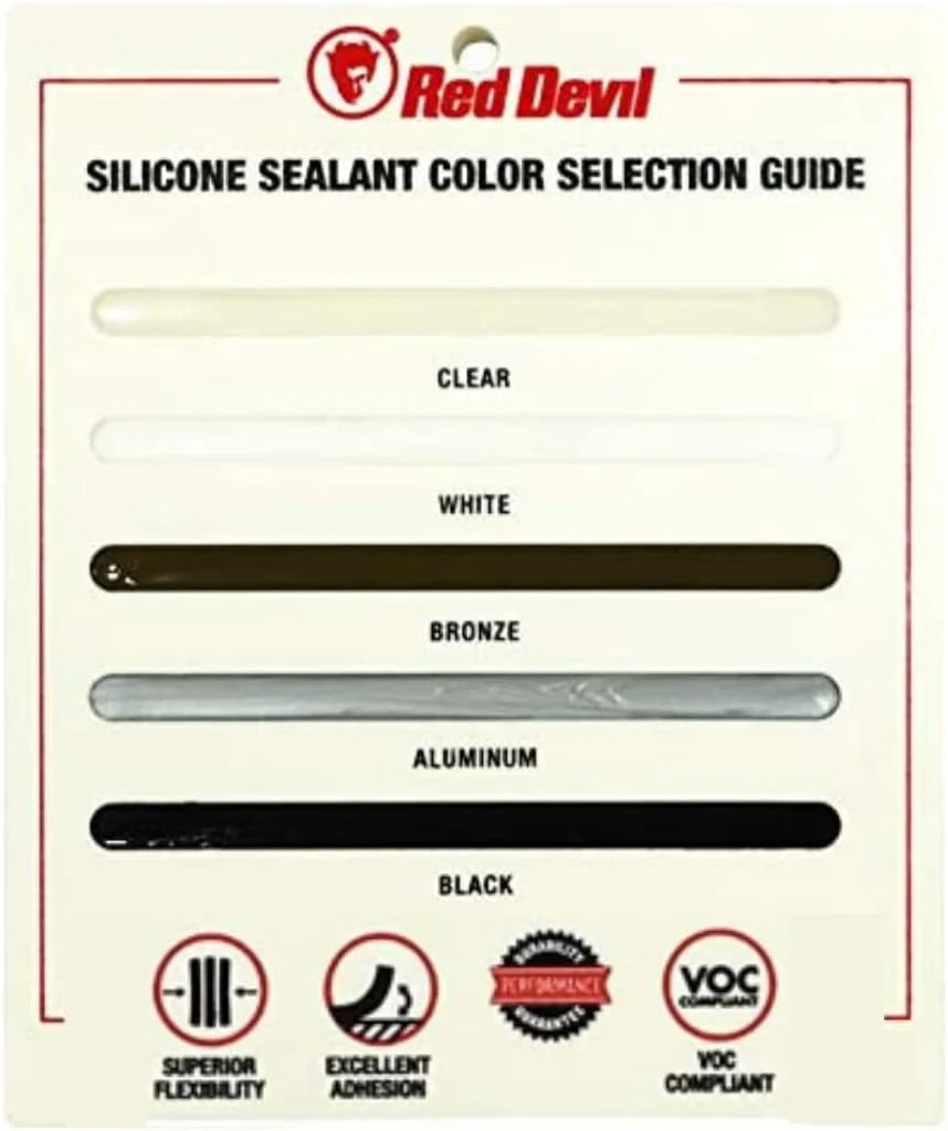 Red Devil 0787 StormGuard-920 100% RTV Silicone Window and Door Sealant, Clear, 10.1 oz. (Pack of 1) - Image 5