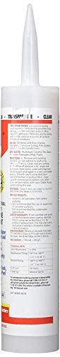 Red Devil 0826 100% Silicone Sealant Architectural Grade, Silicone Architectural Grade RTV Sealant, A Water-Resistant Adhesive for Interior and Exterior Use, 9.8 oz. Tube, Clear, 12 Pack - Image 7