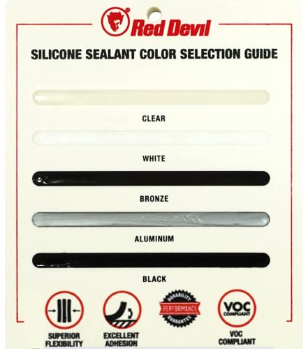 Red Devil 08260I RD PRO Industrial Grade RTV 100% Silicone Weather-Resistant Sealant, 10.1 oz. Tube, Clear, 12-Pack - Image 2