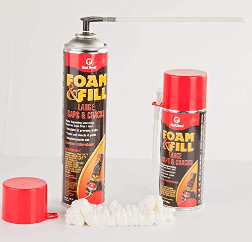 Red Devil 0908 Foam & Fill Large Gaps & Cracks Expanding Polyurethane Sealant, 8 oz, Off White, Case of 6 - Image 3