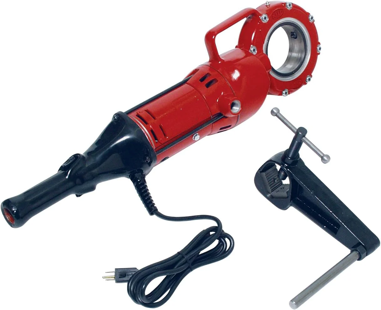 Reed Tool 700PD Power Drive and Safety Arm Set with 6 Heads, 1/2 to 2-Inch NPT - Image 2