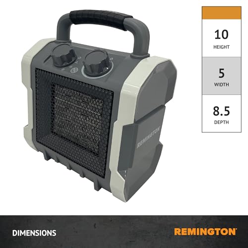 Remington 1500W Heavy-Duty Electric Heater Portable Electric Heater for Garage, Workshop, or Jobsite (REM-222A-120) - Image 2