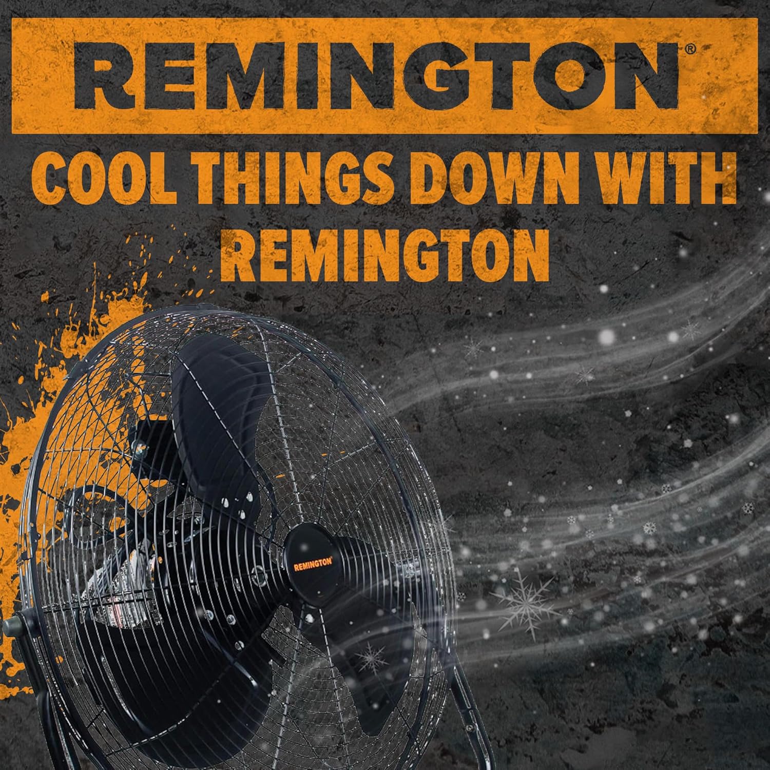 Remington 20REM-F High Velocity Floor Fan, 3 Speed Portable Cooling Unit, Heavy Duty Metal Airflow for Large Shops, Garages, and Warehouses, 20 Inch, Black - Image 5
