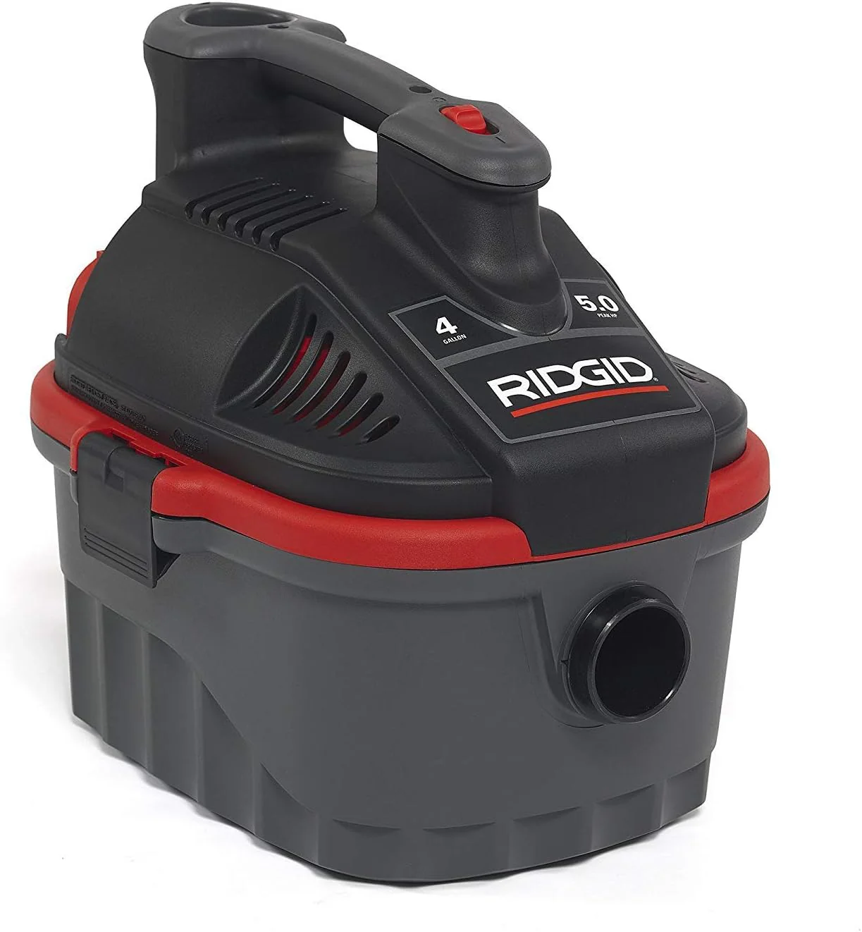 RIDGID 50313 Model 4000RV 4-Gallon Portable Wet and Dry Compact Vacuum Cleaner with 5.0 Peak-HP Motor, 4 Gallon - Image 4