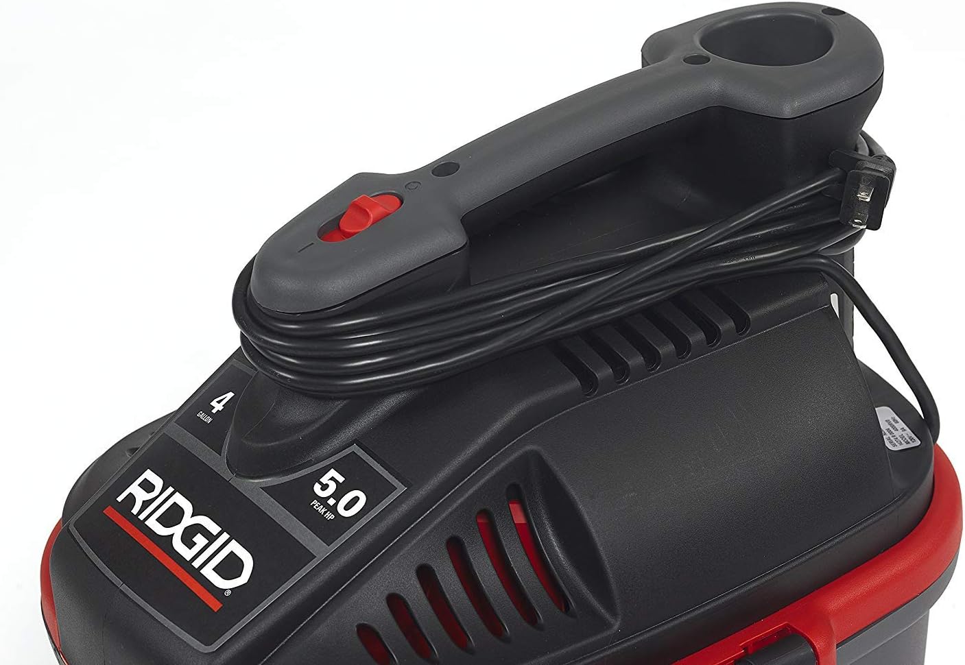 RIDGID 50313 Model 4000RV 4-Gallon Portable Wet and Dry Compact Vacuum Cleaner with 5.0 Peak-HP Motor, 4 Gallon - Image 7