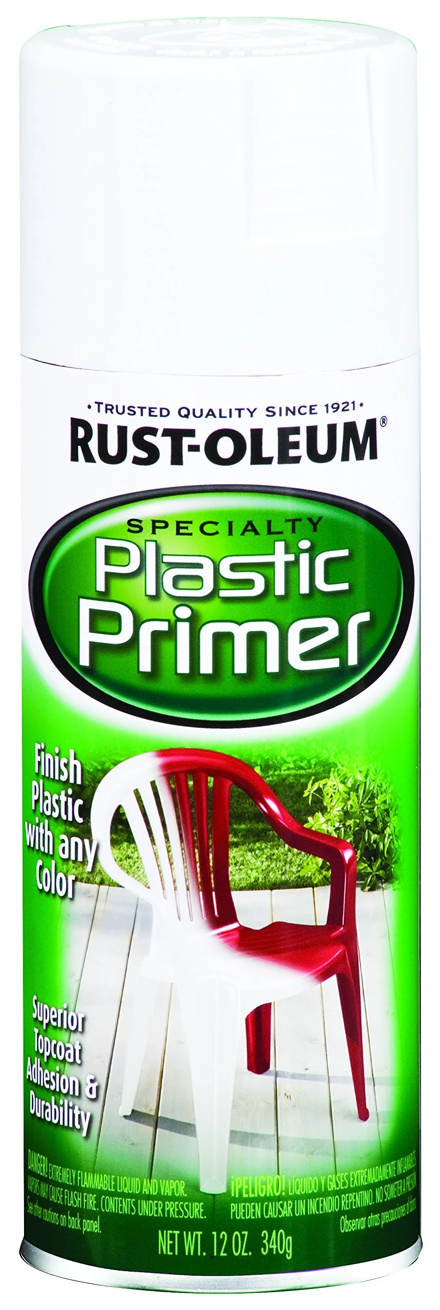 Rust-Oleum 209460 Plastic Primer Spray, 12 oz (Pack of 1)