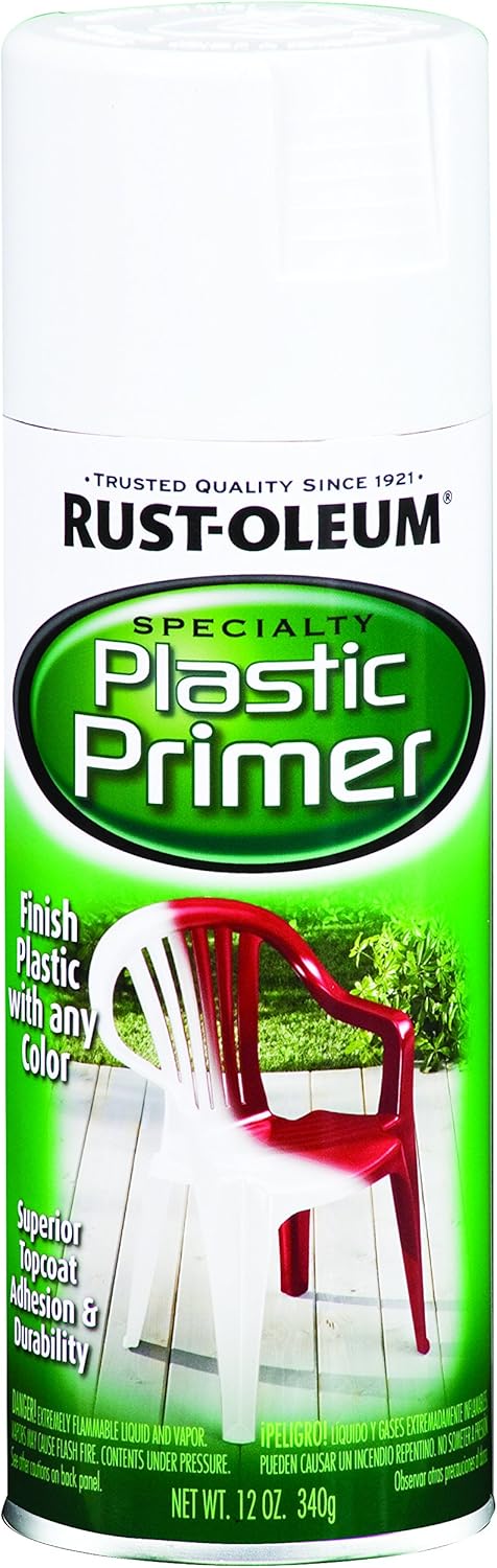 Rust-Oleum 209460 Plastic Primer Spray, 12 oz (Pack of 1) - Image 2