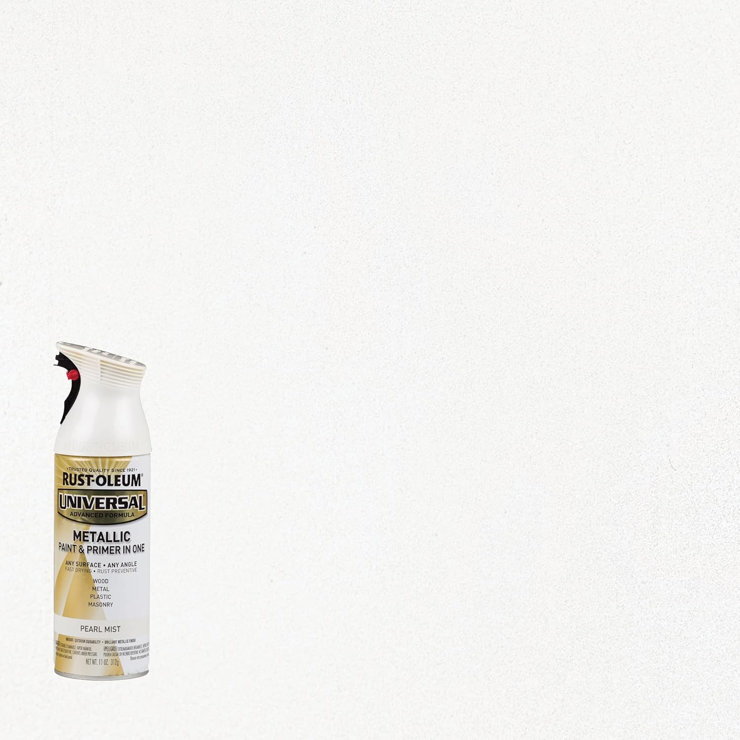 Rust-Oleum 261411 Universal All Surface Metallic Mist Spray Paint, 11 oz, Pearl Mist (Pack of 6) - Image 3
