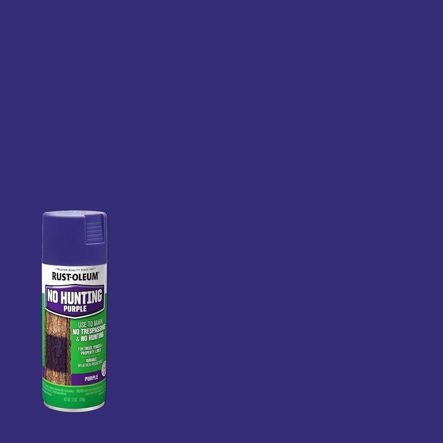 Rust-Oleum 270970 Specialty No Hunting Purple Spray Paint, 12 oz (Pack of 6) - Image 4