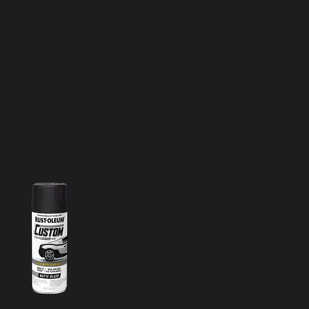 Rust-Oleum 332289 Automotive Custom Lacquer Spray Paint, 11 oz, Matte Black (Pack of 1) - Image 5