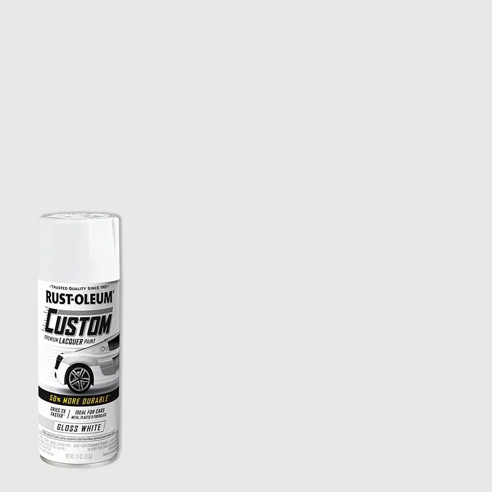 Rust-Oleum 352722 Automotive Custom Lacquer Spray Paint, 11 oz, Gloss White (Pack of 6) - Image 4