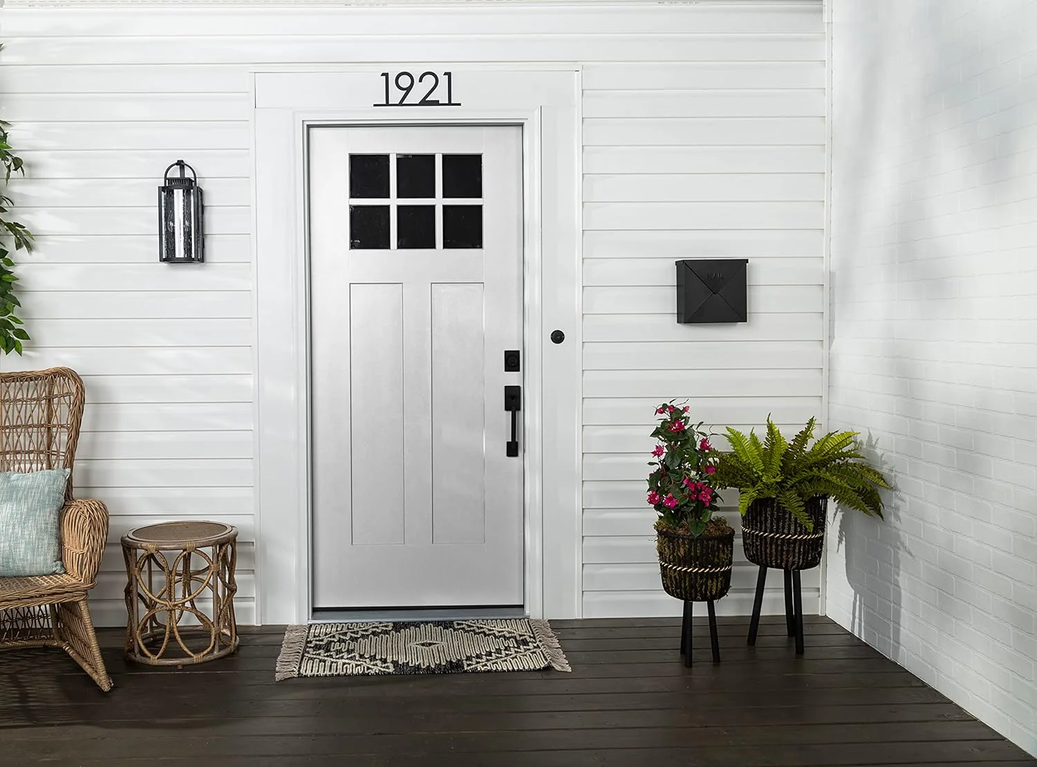 Rust-Oleum 369384 Advanced Dry Door & Trim Paint, Quart, Satin White - Image 6