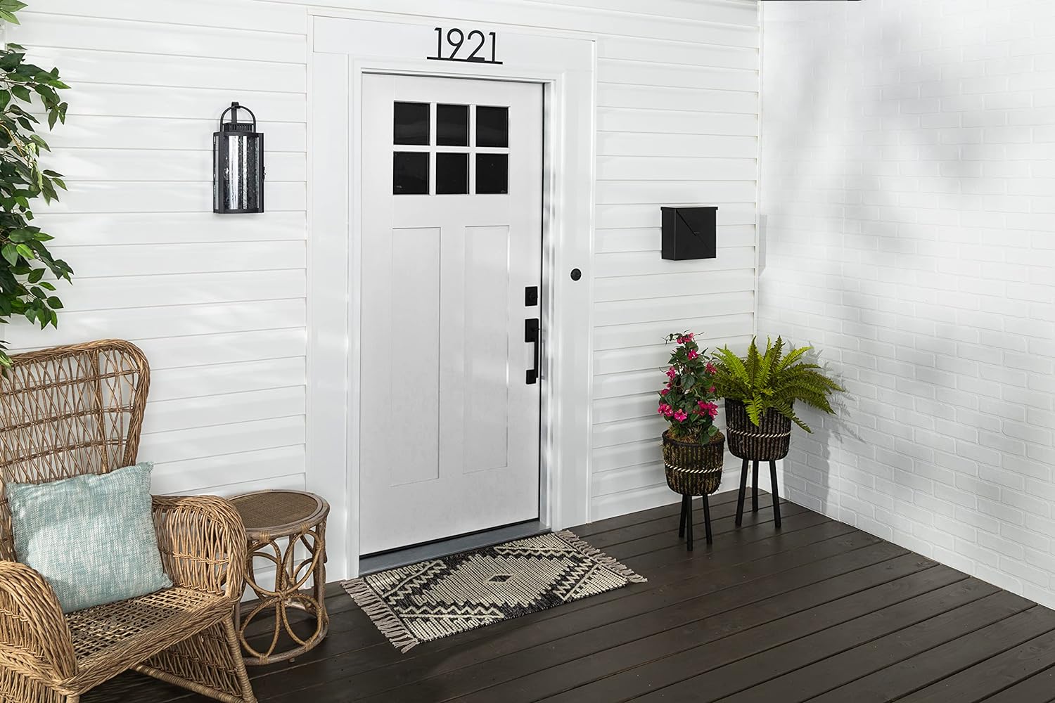Rust-Oleum 369384 Advanced Dry Door & Trim Paint, Quart, Satin White - Image 8