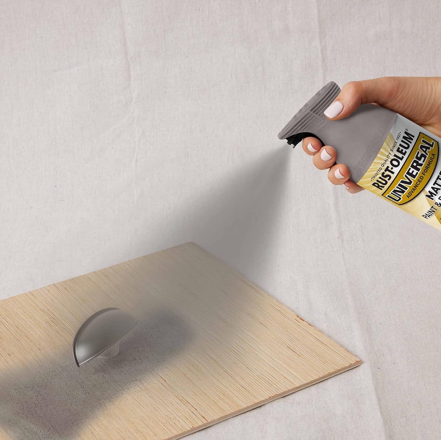 Rust-Oleum 376724 Universal All Surface Spray Paint, 12 oz, Matte Farmhouse Greige (Pack of 6) - Image 7