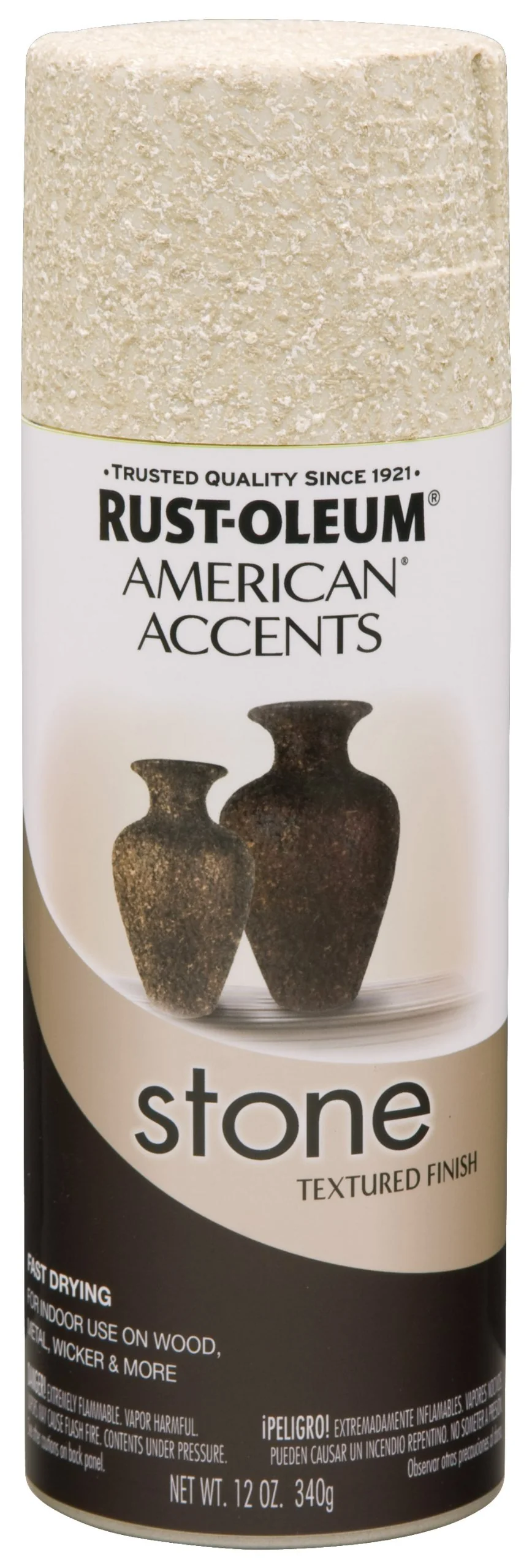 Rust-Oleum 7990830 Stone Creations Spray, 12 oz, Bleached Stone (Pack of 1)