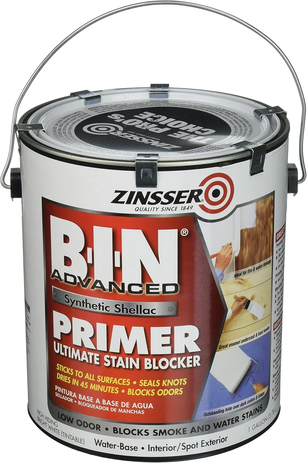 Rust-Oleum Corporation 270976 Advanced Synthetic Shellac Primer, 1-Gallon, White - Image 2