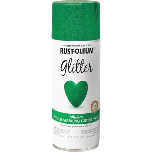 Rust-Oleum Imagine Craft & Hobby Glitter Spray Paint Glitter Kelly Green, 10.25 oz. - Image 3