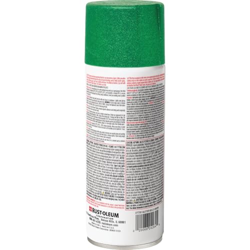 Rust-Oleum Imagine Craft & Hobby Glitter Spray Paint Glitter Kelly Green, 10.25 oz. - Image 4