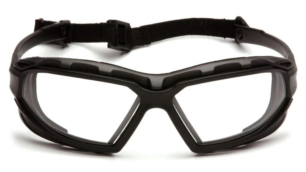 Pyramex Safety Glasses, Black with Clear Lens (Pack of 12) - Image 3