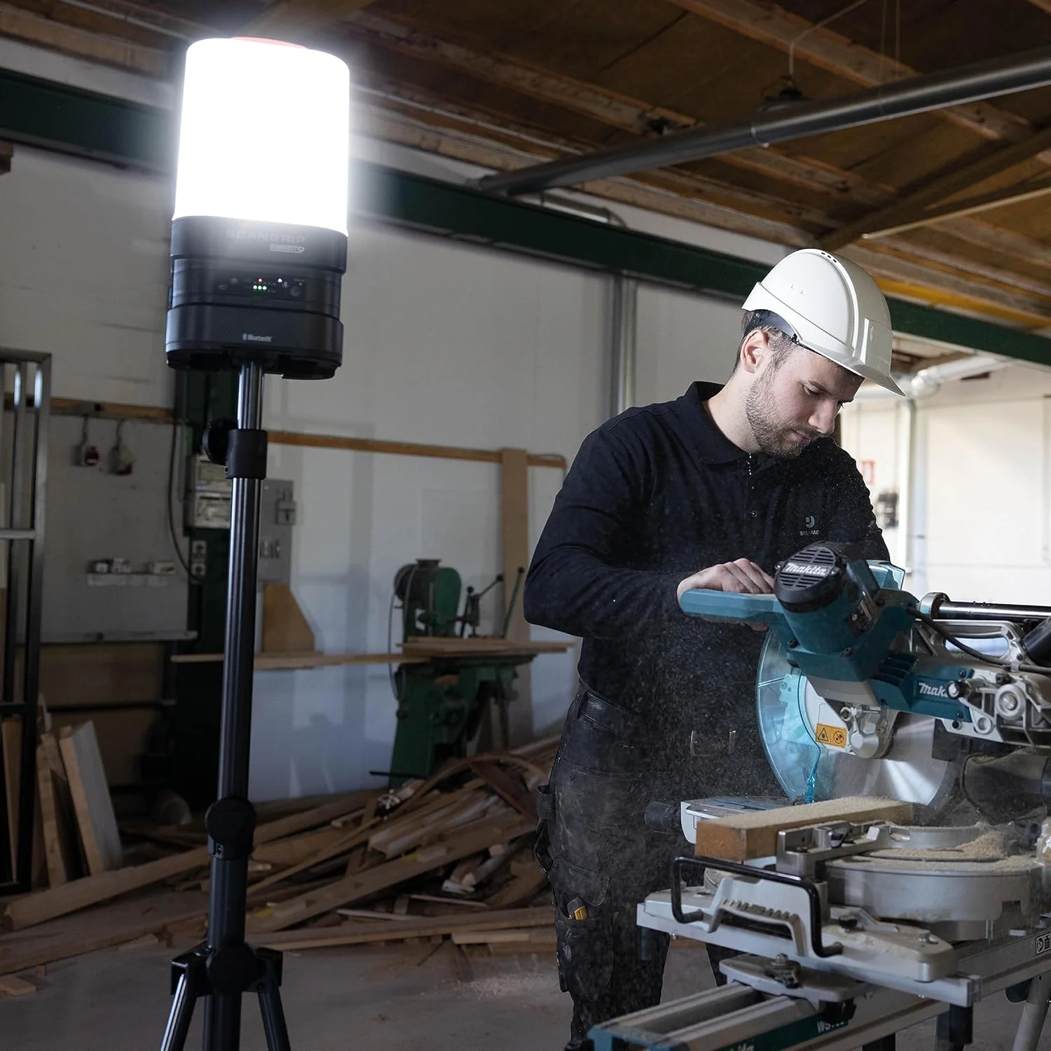 SCANGRIP 03.6103C AREA 10 CONNECT Powerful 10000 Lumen LED Work Light, 360° Illumination, Power Tool Battery Operated - Image 7