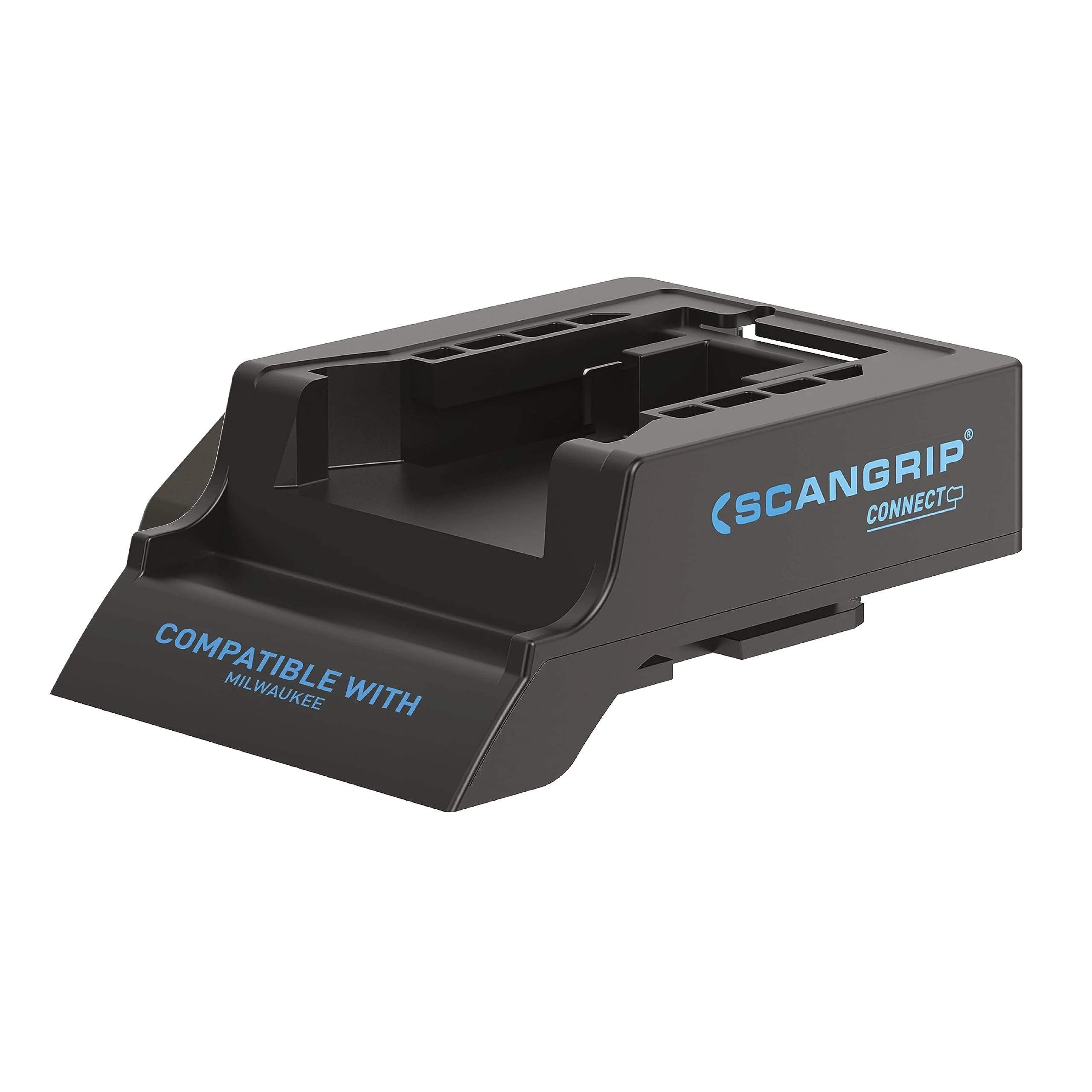 SCANGRIP Connector Designed for Milwaukee 18V/20V Battery Packs, Made for SCANGRIP Connect Work Lights, Features Battery Safety System