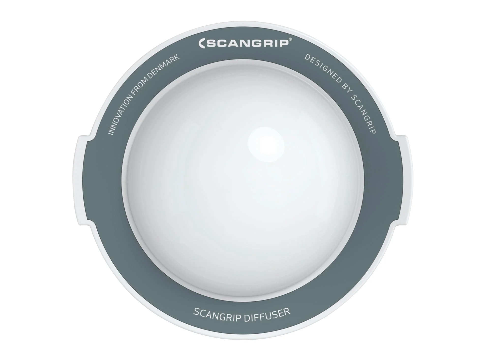 SCANGRIP DIFFUSER, Smooth and Lightweight Cover for Diffusing and Softening Your SCANGRIP LED Work Lights, Built-in Magnets makes it Easy to Mount Direct on Lens, Reduces Blinding and Shadows