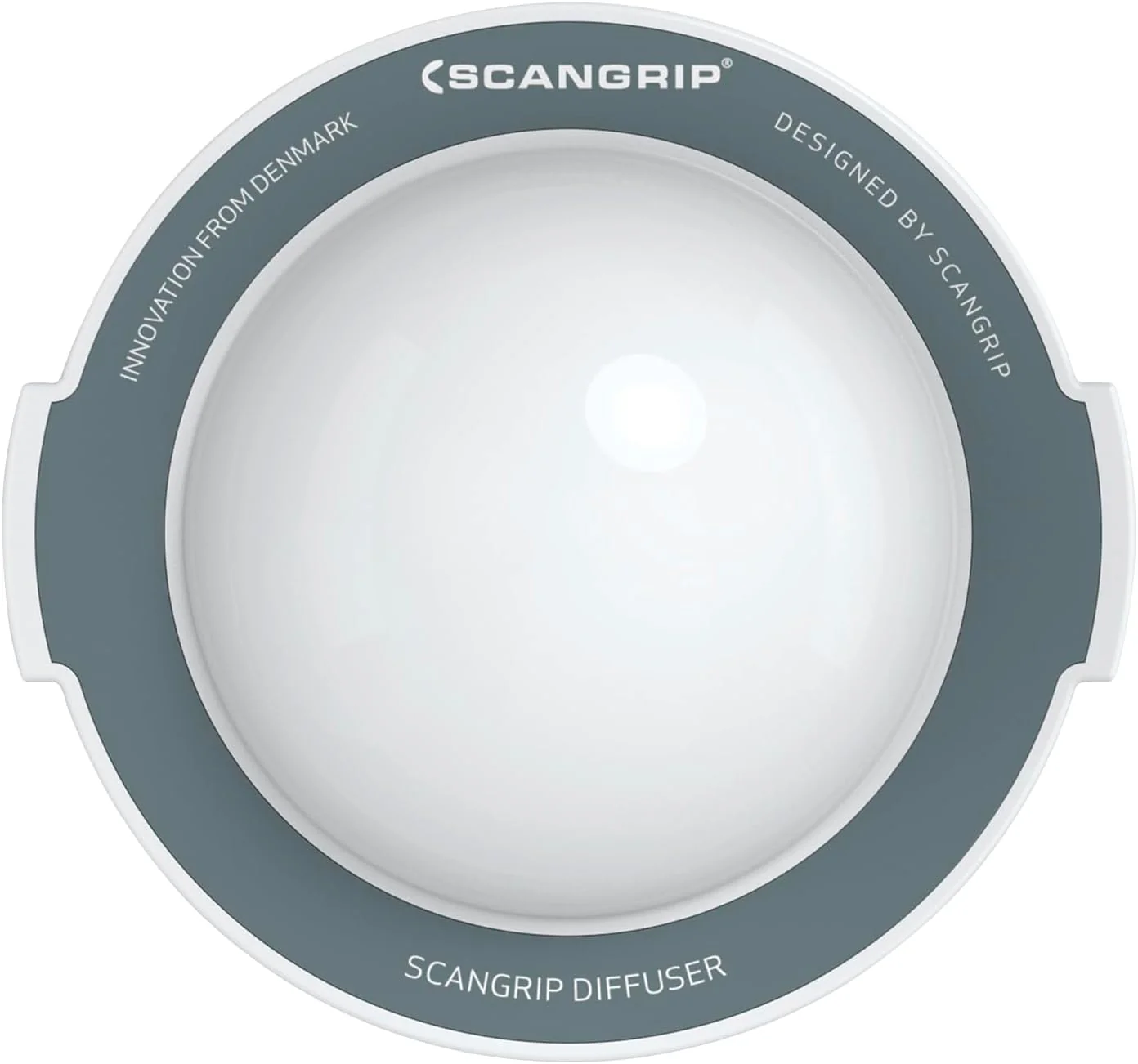 SCANGRIP DIFFUSER, Smooth and Lightweight Cover for Diffusing and Softening Your SCANGRIP LED Work Lights, Built-in Magnets makes it Easy to Mount Direct on Lens, Reduces Blinding and Shadows - Image 2