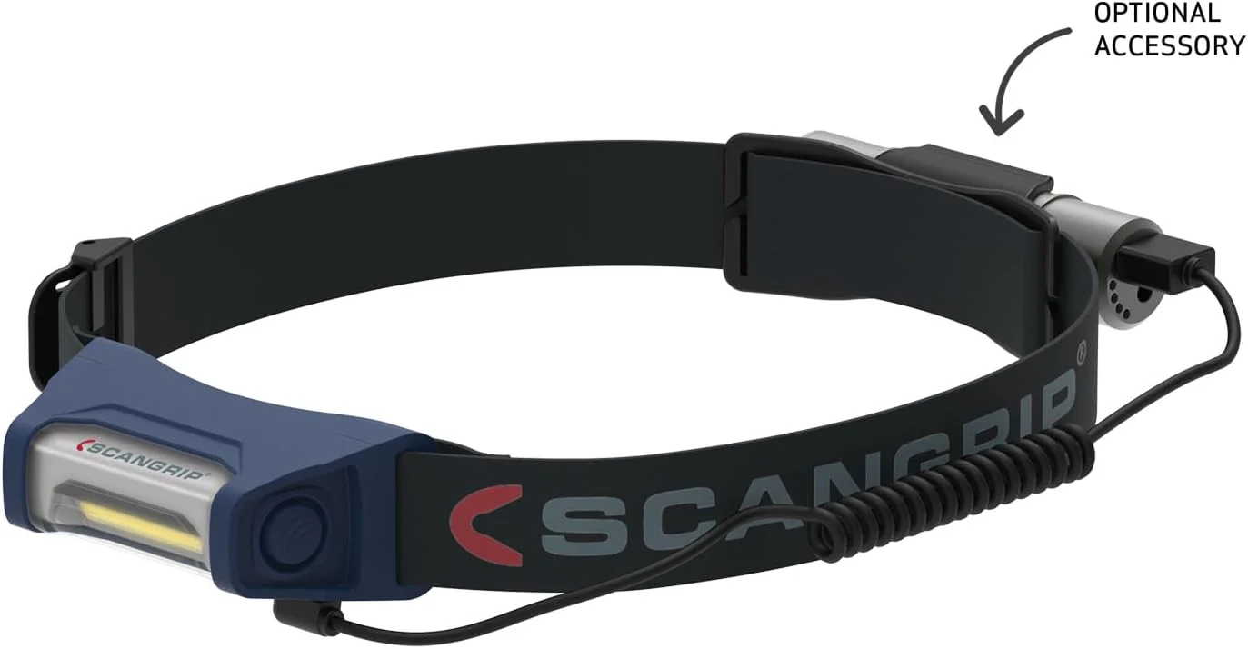 Scangrip I-View, Rechargeable COB LED headlamp, Panoramic Beam, Touchless on/Off Sensor - Image 5