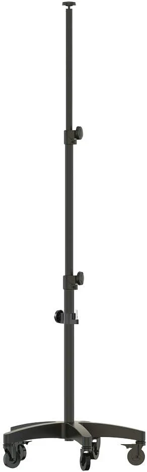SCANGRIP WHEEL STAND, for Mobile Work Light Positioning in the Workshop, Detailing Light Stand, Extendable from 3 ft to 6,2 ft, Bracket for Second Work Light - Image 2