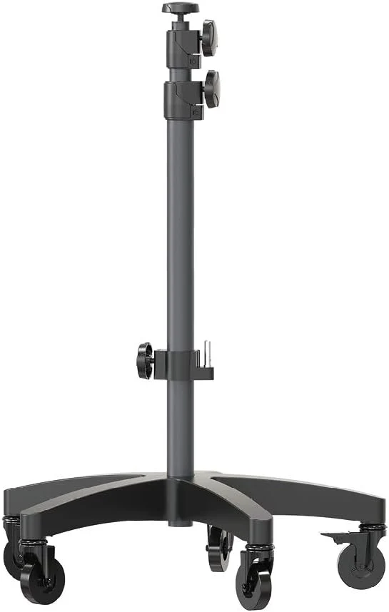 SCANGRIP WHEEL STAND, for Mobile Work Light Positioning in the Workshop, Detailing Light Stand, Extendable from 3 ft to 6,2 ft, Bracket for Second Work Light - Image 5