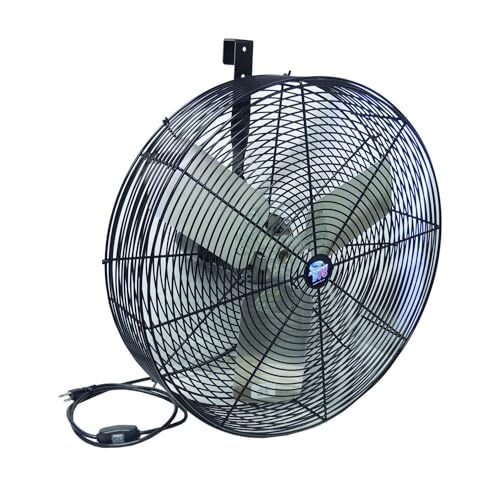 Schaefer F5-24 24� Versa-Kool Fan High Velocity � Heavy Duty Livestock Wall Mounted Circulation Fan for Patio, Greenhouse, Workstation & Industrial