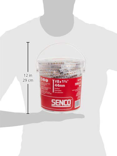 SENCO (08F175Y) Duraspin #8 by 1-3/4" Flooring to Wood Collated Screw (1, 000 per Box) - Image 4