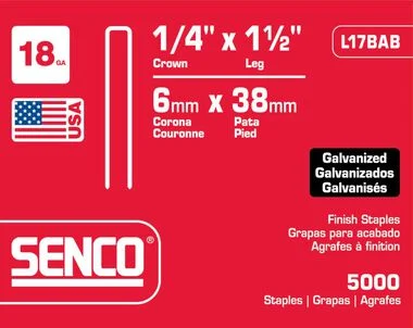Senco 1-1/2 In 18 Gauge Medium Wire Staple - Image 4