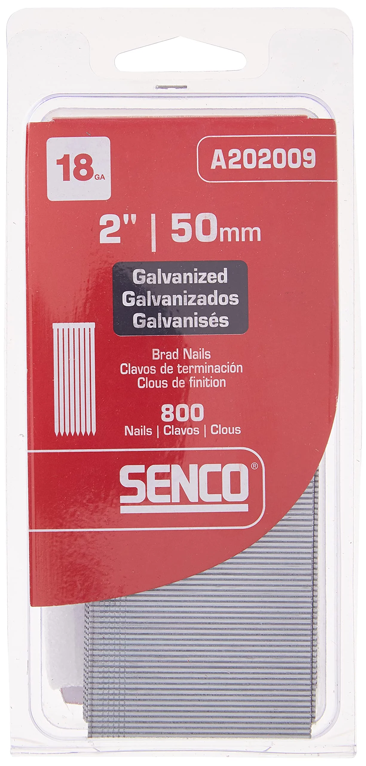 Senco 18-Gauge Straight Strip Galvanized Brad Nails - Image 4