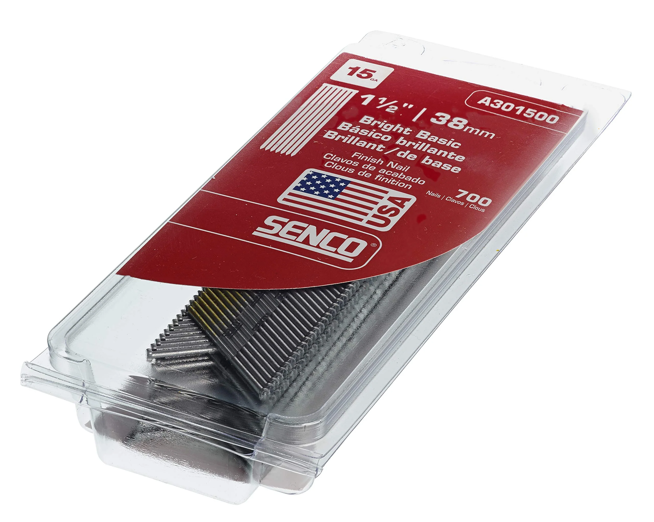 Senco 15 x 1-1/2 In. Brad Bright Basic Finish Nails - Image 2