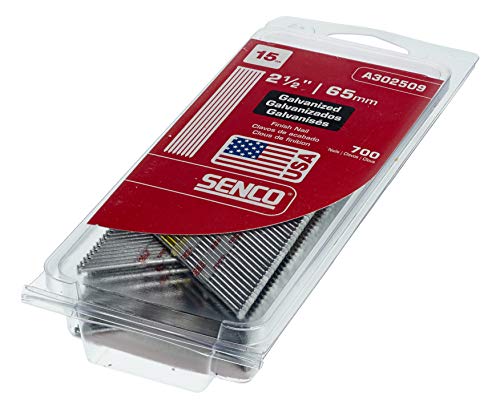 Senco 15 Gauge x 2-1/2 In. Electro Galvanized Brad Nails - Image 2