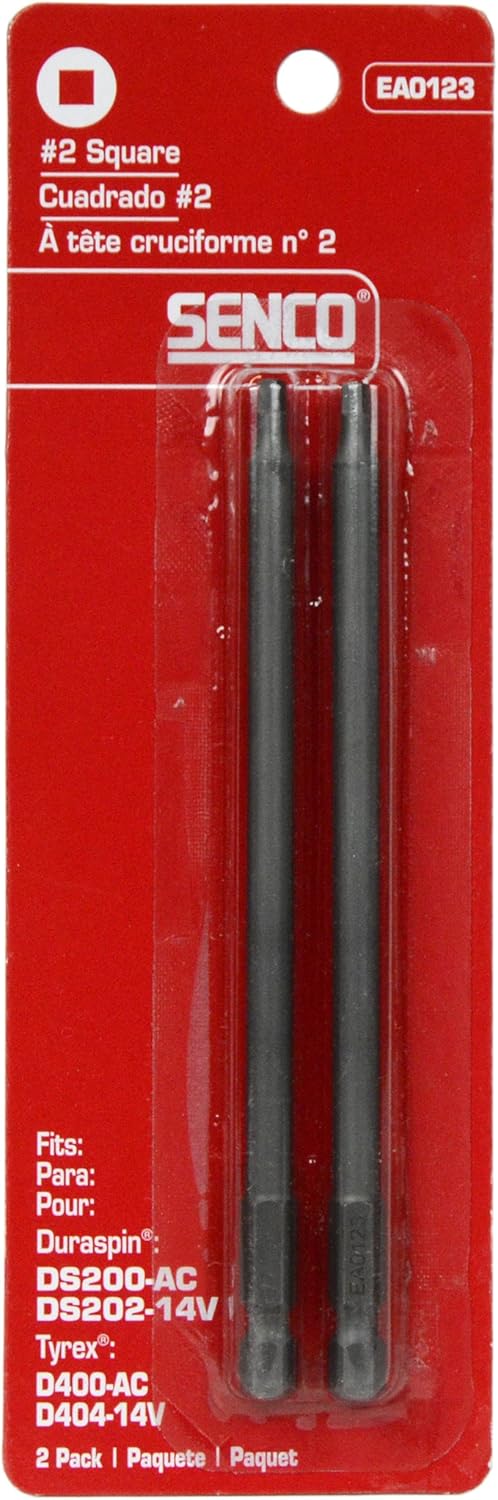 Senco EA0123 DuraSpin #2 Square Bits for DS200 (Two Packs of 2) - Image 2