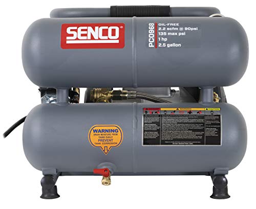 Senco Compressor, 1.5-Horsepower (PEAK) 2.5-Gallon