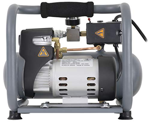 Senco PC1010 1/2- Horsepower 1-Gallon Matte Finish and Trim Portable Hot Dog Air Compressor, Gray/Red - Image 3