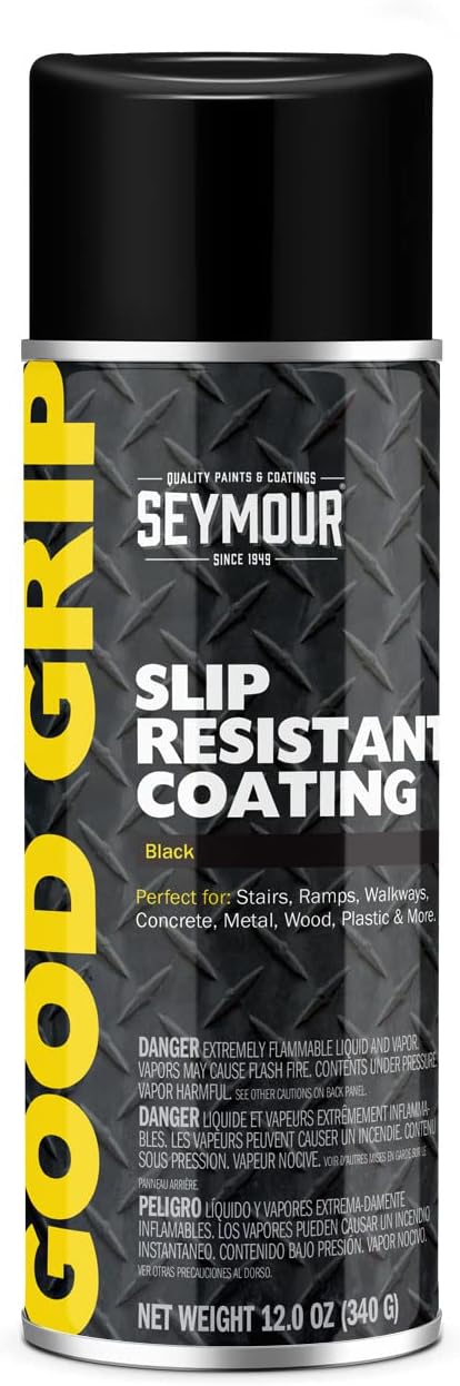Seymour 16-083 Good Grip Slip Resistant Coating Spray, Black, 12 Ounce (Pack of 1) - Image 2