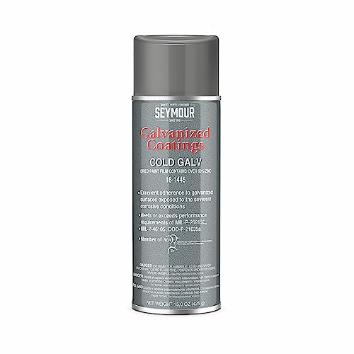 Seymour 16-1445 Galvanized Coatings Spray Paint, Cold Galvanized Primer 15 Ounce (Pack of 1)