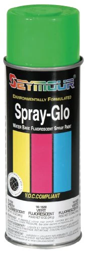 Seymour 16-1620 Spray-Glo Water Base Paints, Fluorescent Green