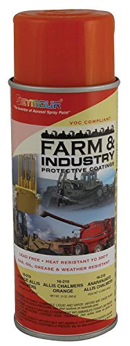 Seymour 16-210 Farm and Industry Enamel Spray Paint, Allis Chalmers Orange