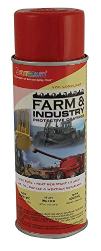 Seymour 16-214 Farm and Industry Enamel Spray Paint, Red