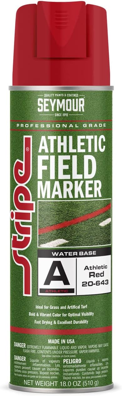 Seymour 20-643 Stripe Athletic Field Marker, Red 18 oz, Packaging may vary - Image 2